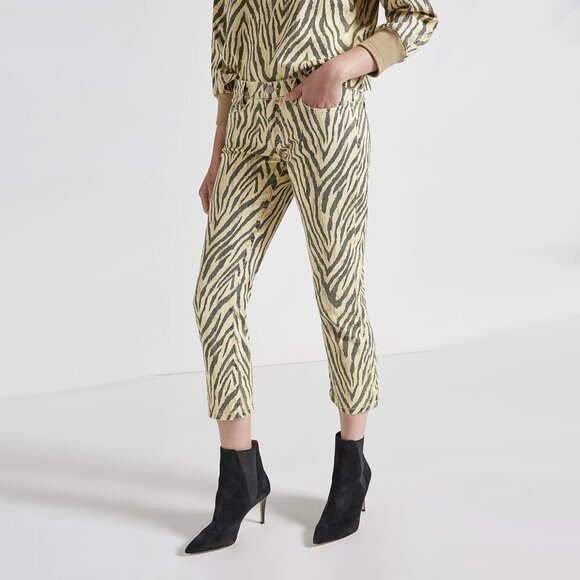 NWT Current | Elliott zebra print crop jeans, 27 - Picture 11 of 16